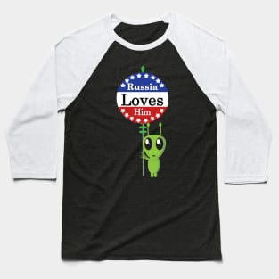 Russia loves him Baseball T-Shirt